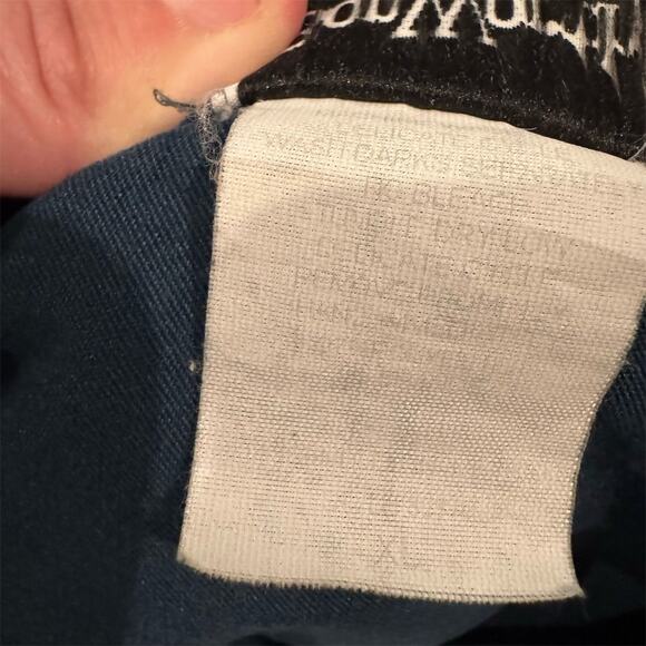 Vintage Teal Jacket XL Blue Feather Embroidery Button-Up Casual Faux Suede READ - Picture 13 of 14